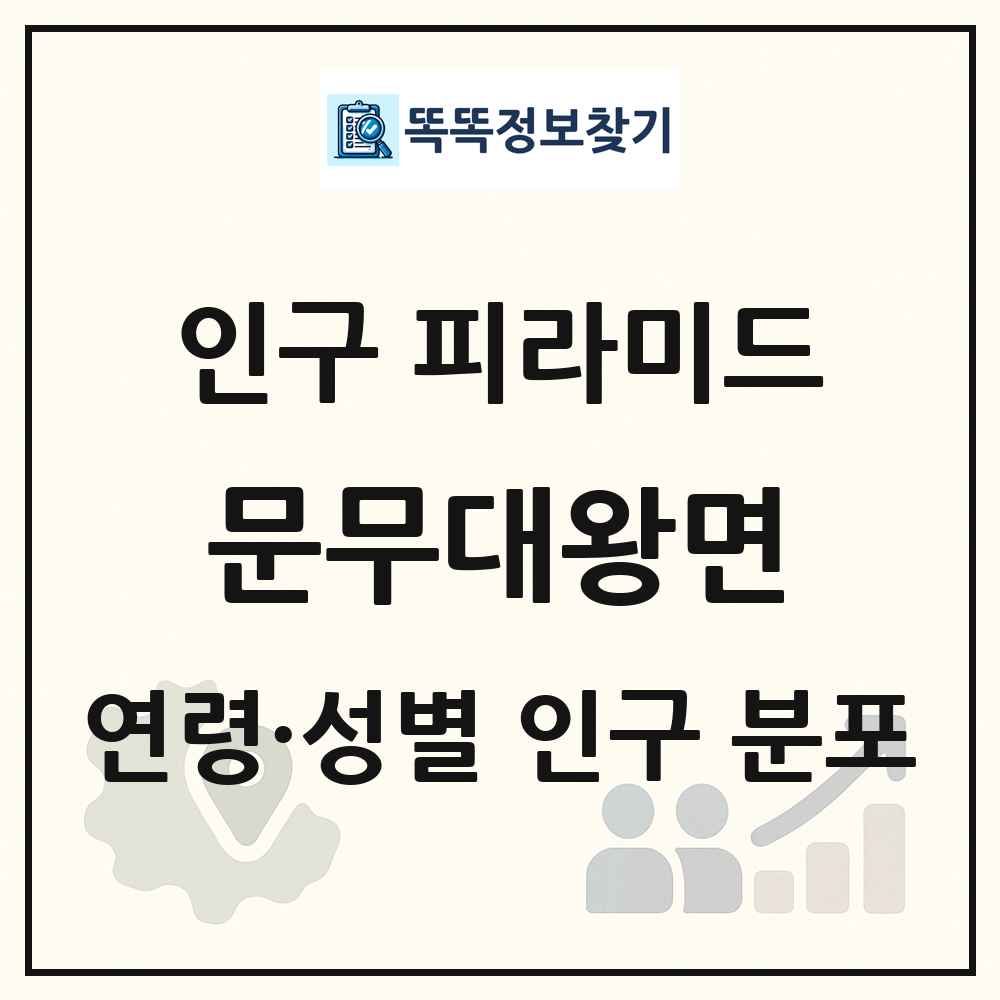 문무대왕면 인구 피라미드 링크 그림